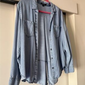 Velvet Heart Sky Blue Denim/Chambray  Shirt